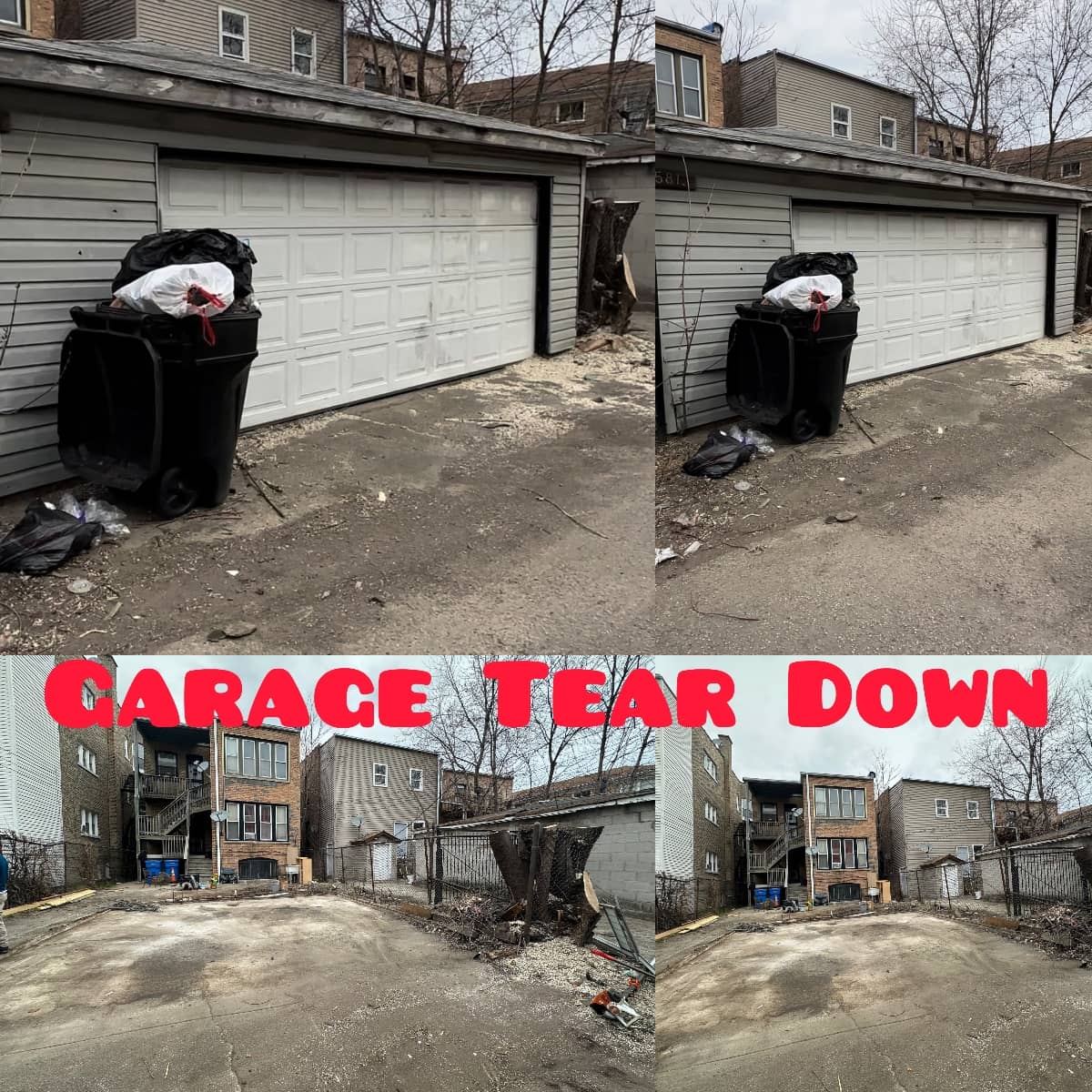 garage tear-down